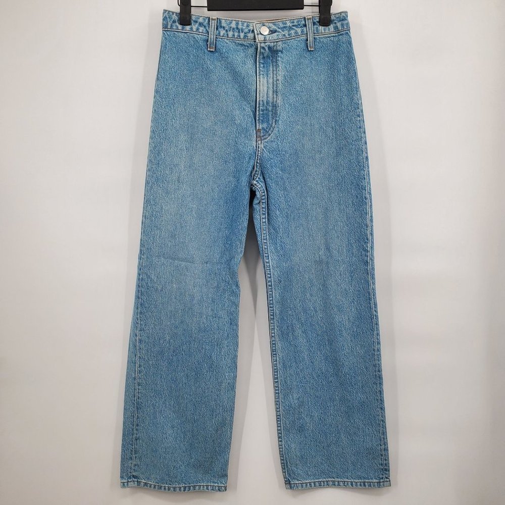 Reformation Women's Straight Leg Jeans - Blue